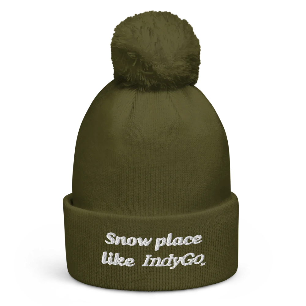 Snow Place Like IndyGo Pom Pom Hat