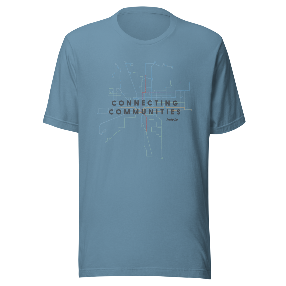 IndyGo Connecting Neighborhoods Design Unisex Tee