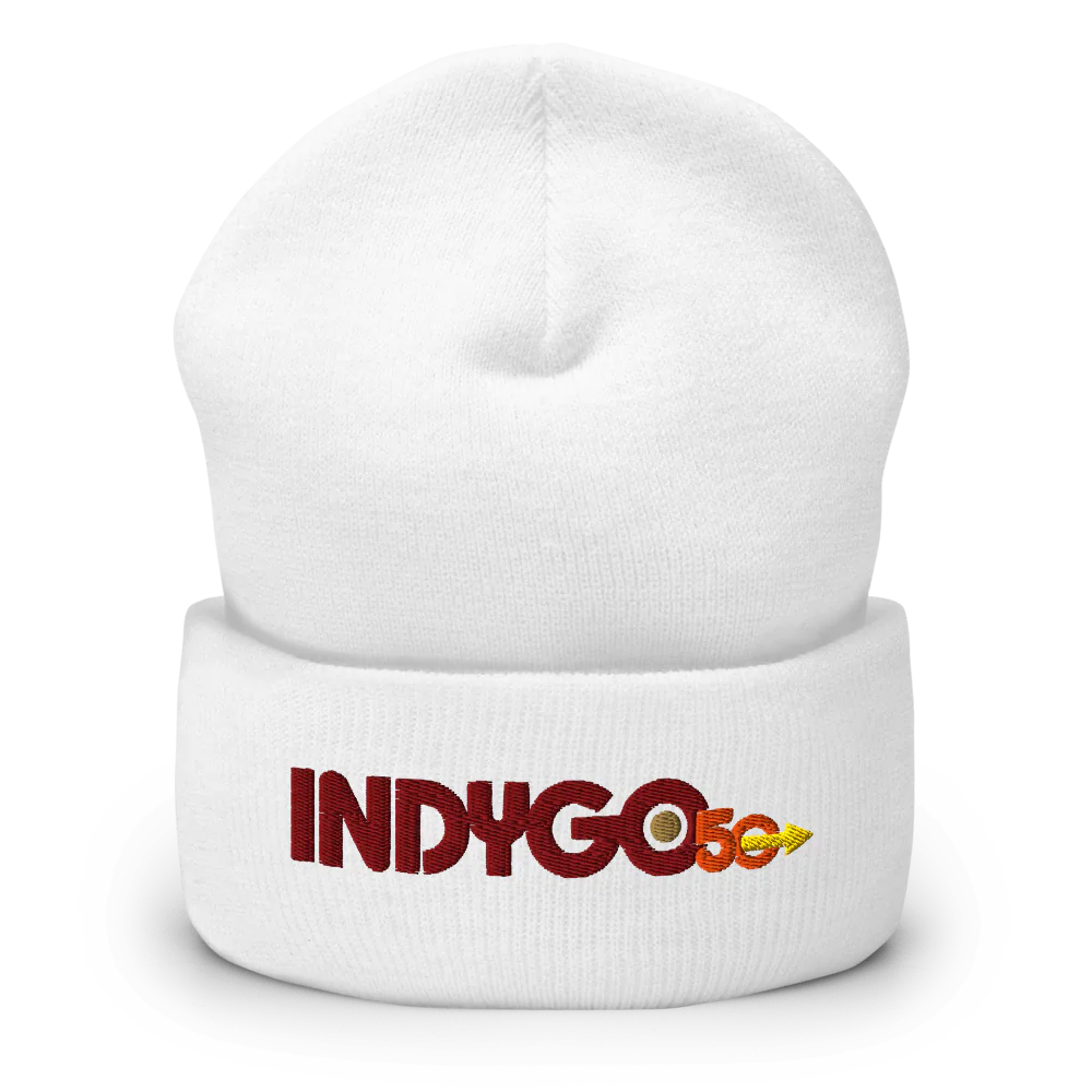 IndyGo 50th Cuffed Beanie