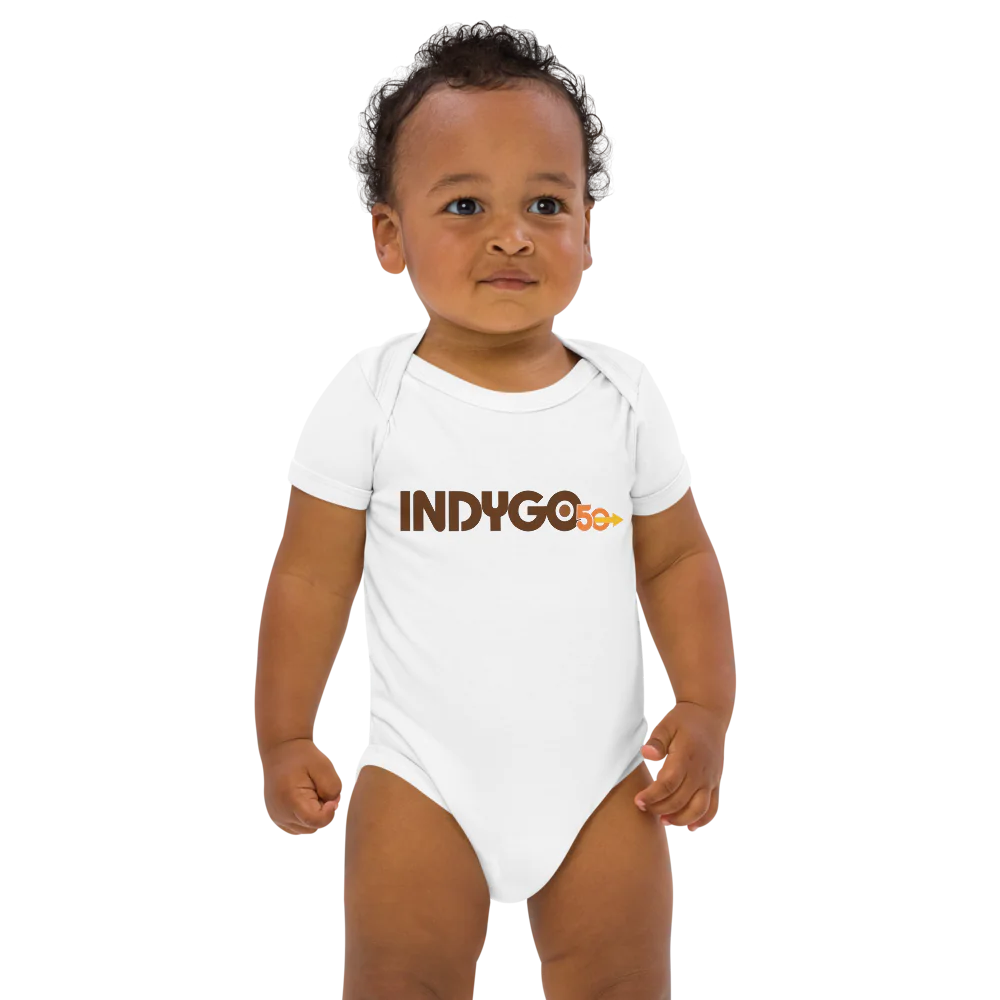 IndyGo 50th Organic Cotton Baby Bodysuit