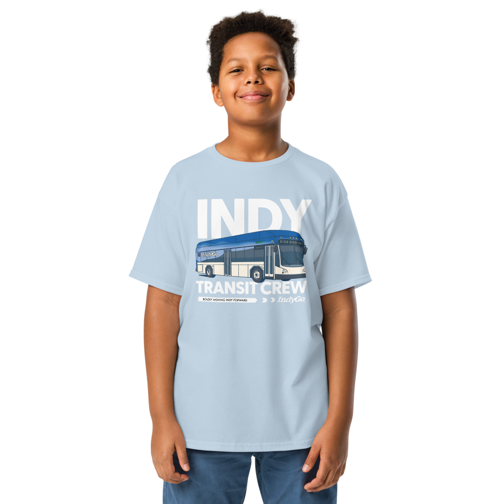 IndyGo Indy Transit Crew Design Full Color Youth Tee