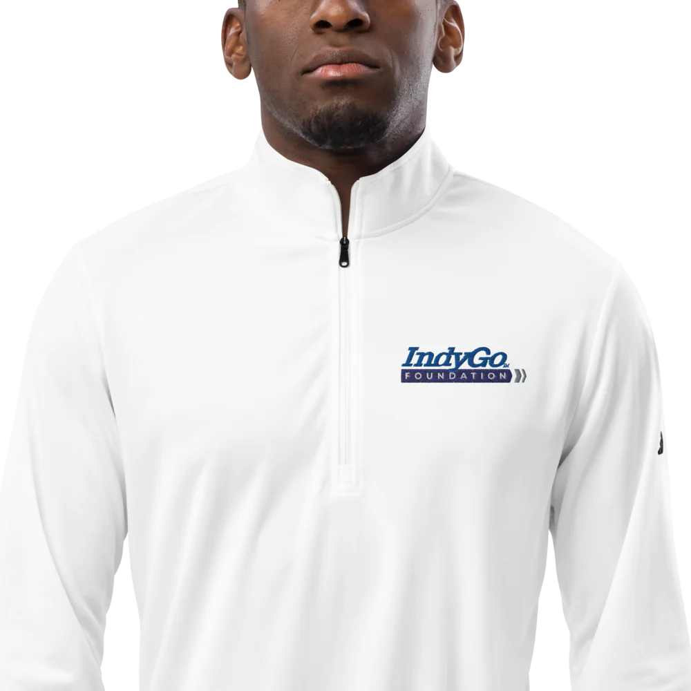 IndyGo Foundation adidas Quarter Zip Pullover - Color Logo