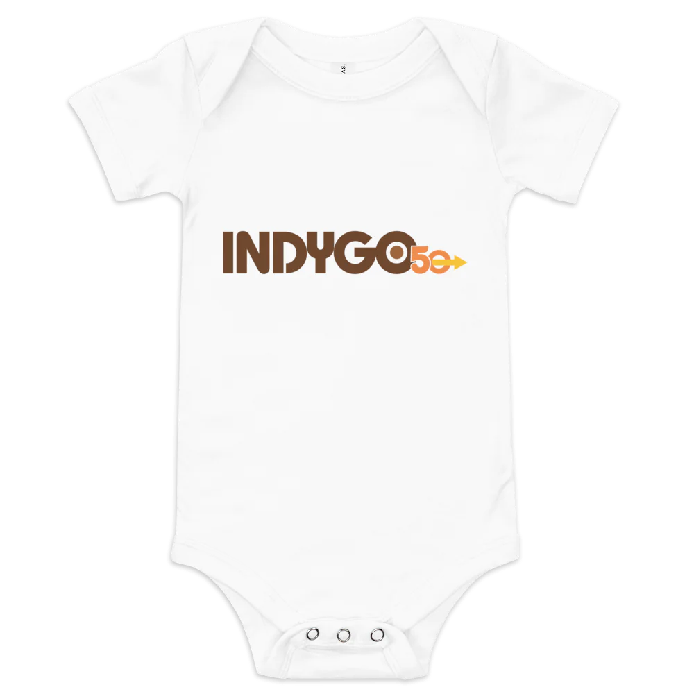 IndyGo 50th Baby Short Sleeve One Piece