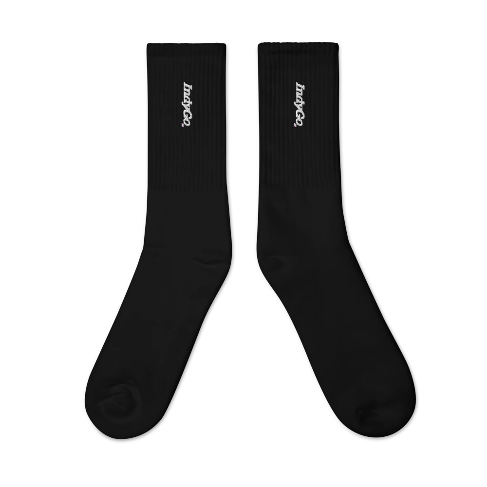 IndyGo Embroidered Socks