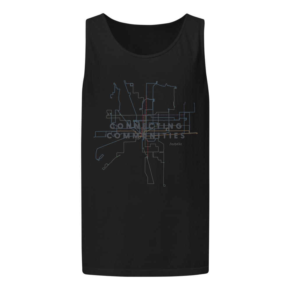 IndyGo Connecting Neighborhoods Design Unisex Tank