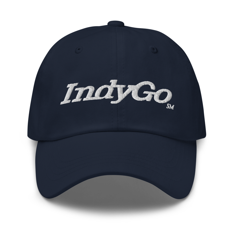 IndyGo Dad Hat (White Logo)
