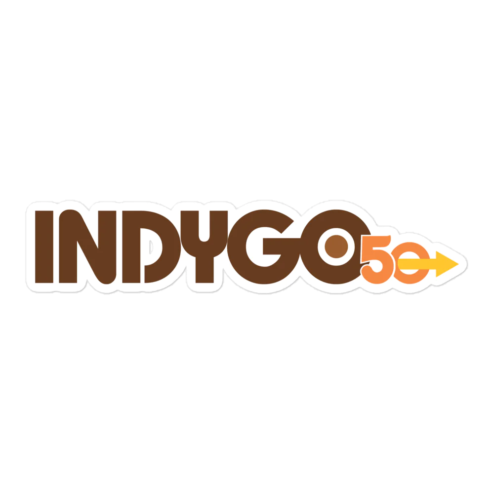 IndyGo 50th Kiss-Cut Stickers