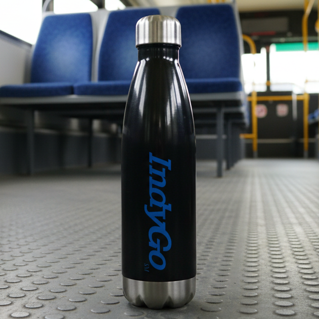IndyGo Stainless Steel Water Bottle