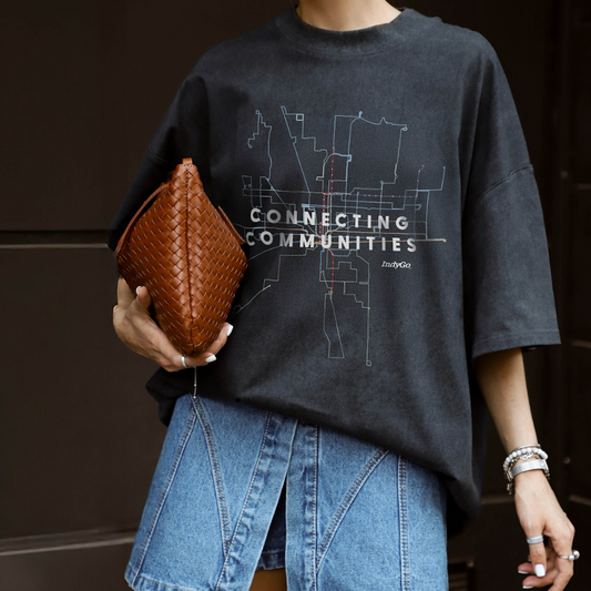 IndyGo Connection Route Map T-Shirt