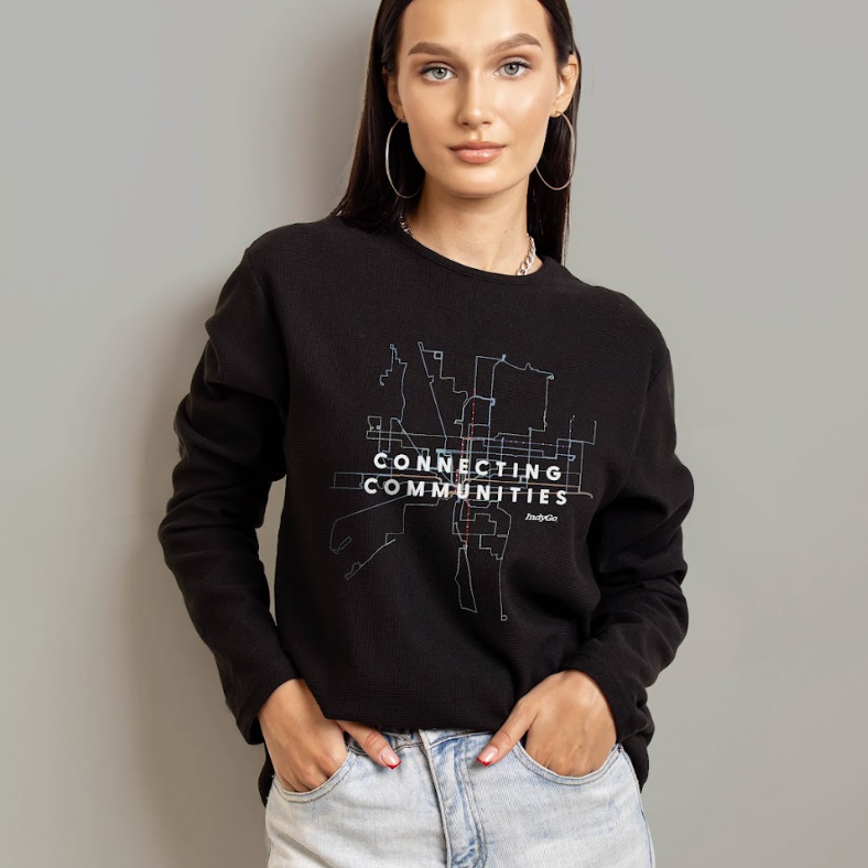 IndyGo Connection Route Map Sweatshirt