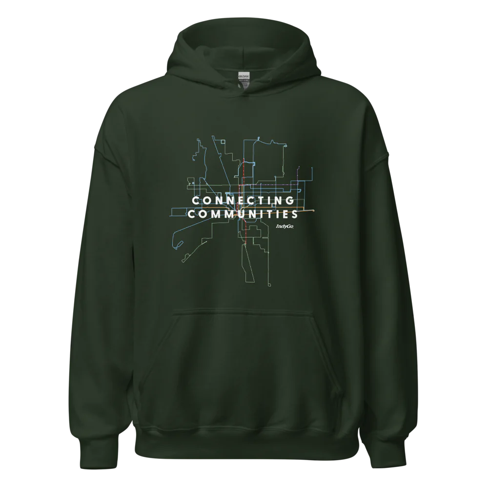 IndyGo Connection Route Map Hoodie