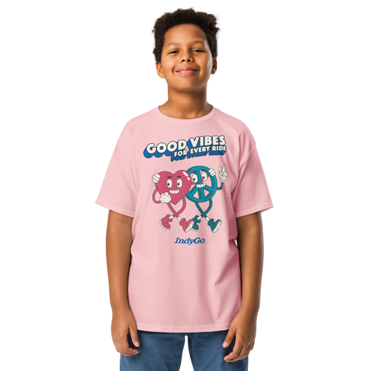 IndyGo Good Vibes Peace Design Youth Tee