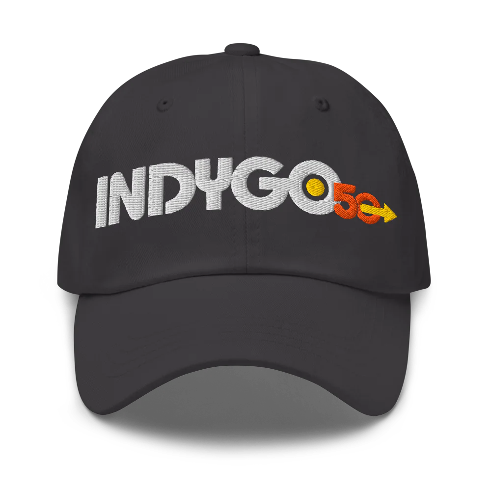 IndyGo 50th Classic Dad Hat - Light Logo