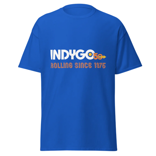 IndyGo 50th Unisex Classic Cotton T-Shirt - Light Logo