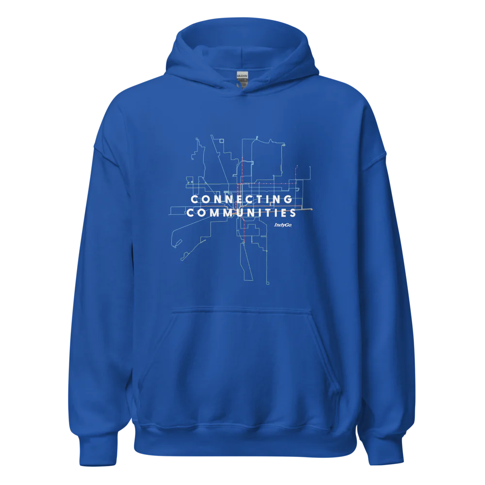 IndyGo Connection Route Map Hoodie