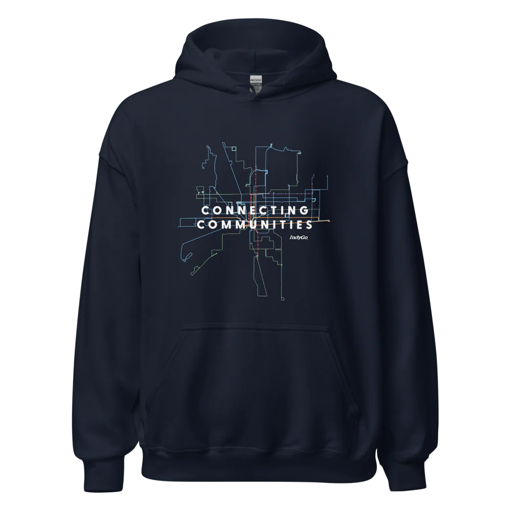 IndyGo Connection Route Map Hoodie